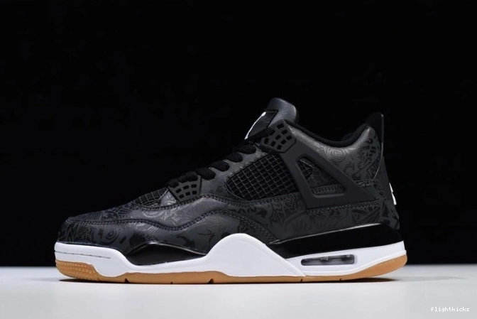 4 Retro Black Air Laser Jordan CI1184-001 0729